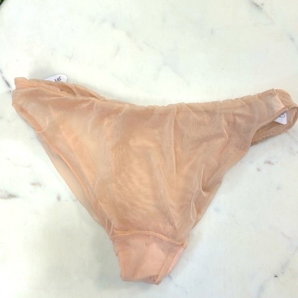 NWT Timpa Mesh Bikini cut Panty - Nude size Large - Picture 5 of 6